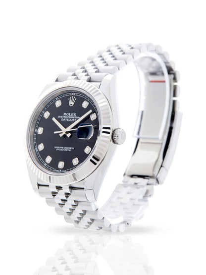 Datejust – Black Diamond Dial Jubilee