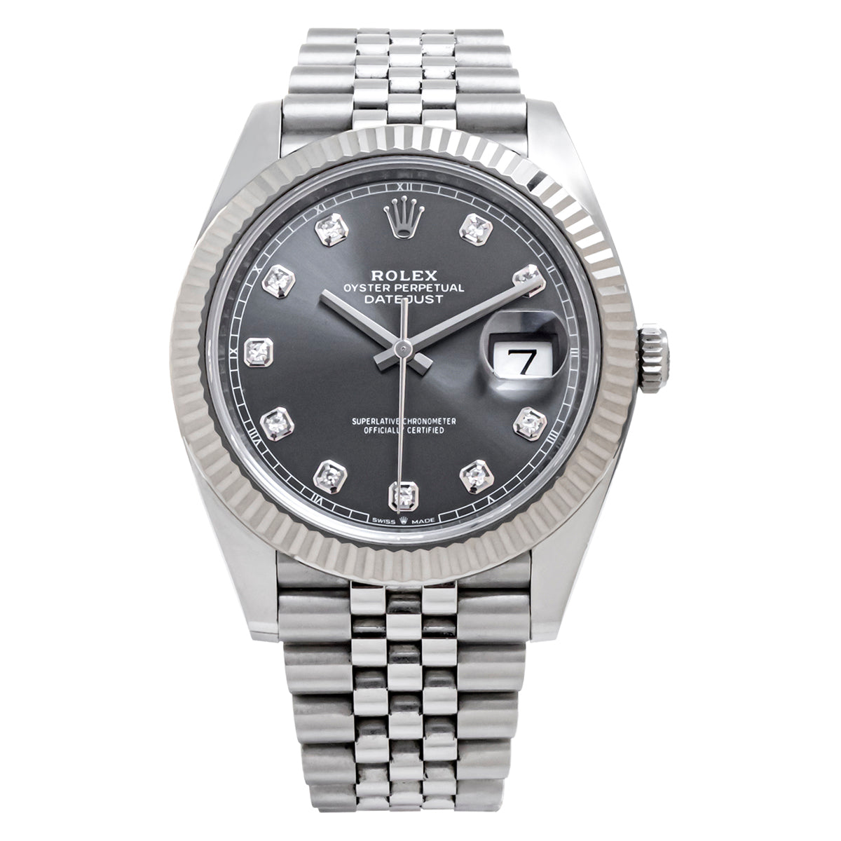 Datejust – Slate Grey Diamond Dial Jubilee