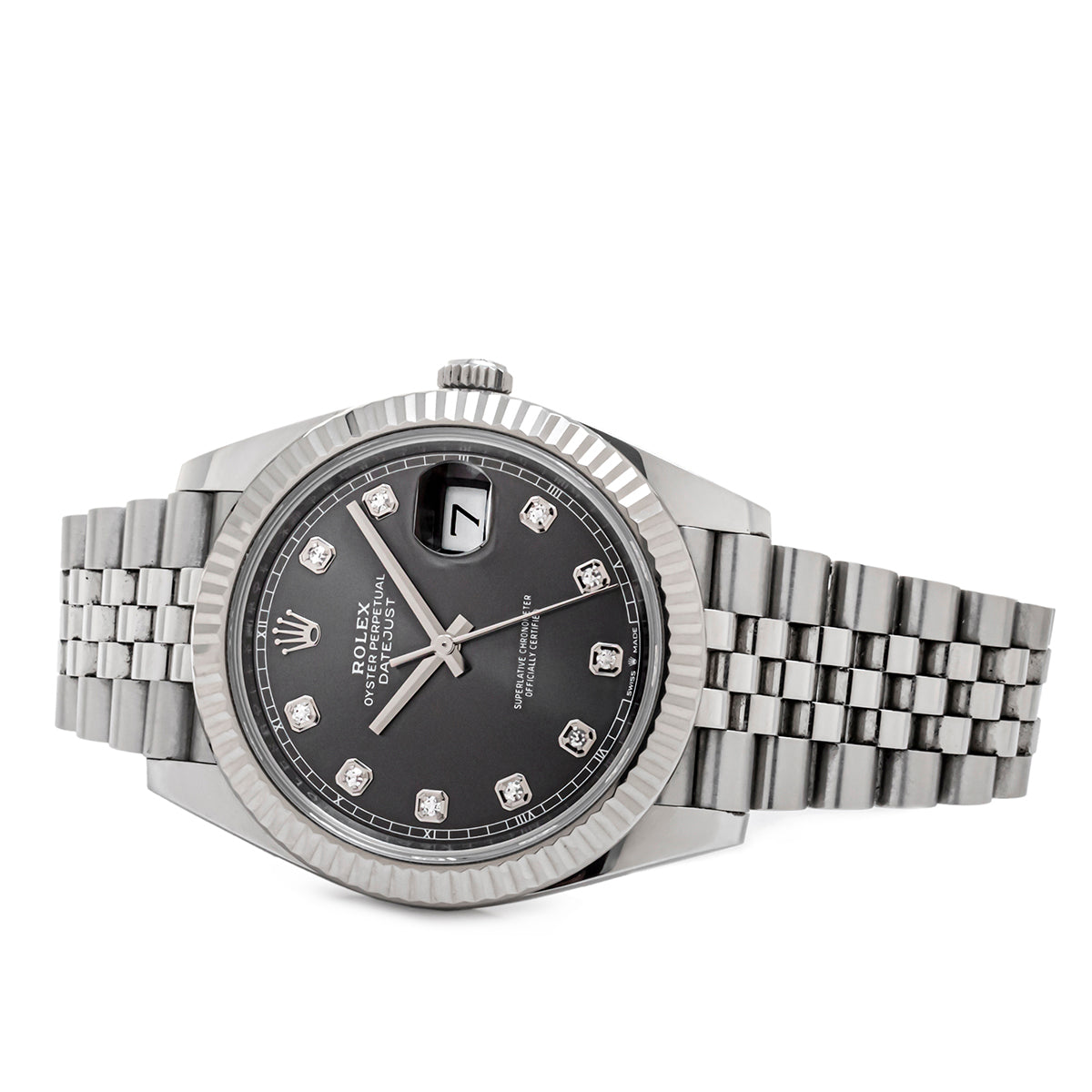 Datejust – Slate Grey Diamond Dial Jubilee