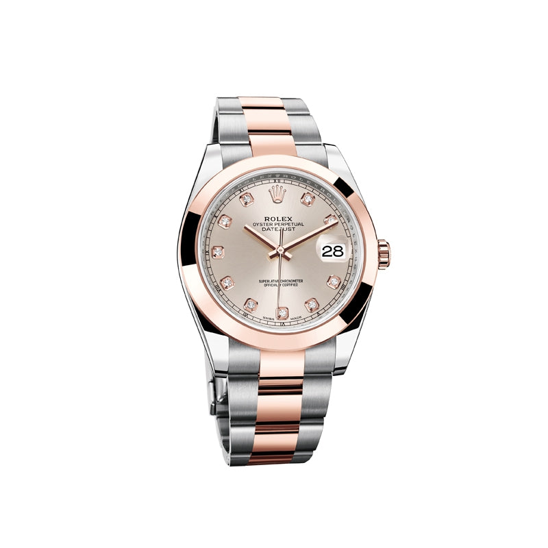 Datejust 41mm – Rose Gold, Silver & Diamond