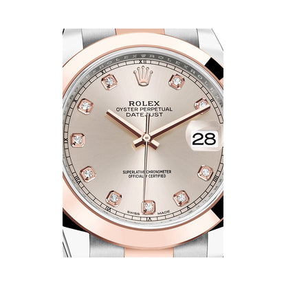 Datejust 41mm – Rose Gold, Silver & Diamond