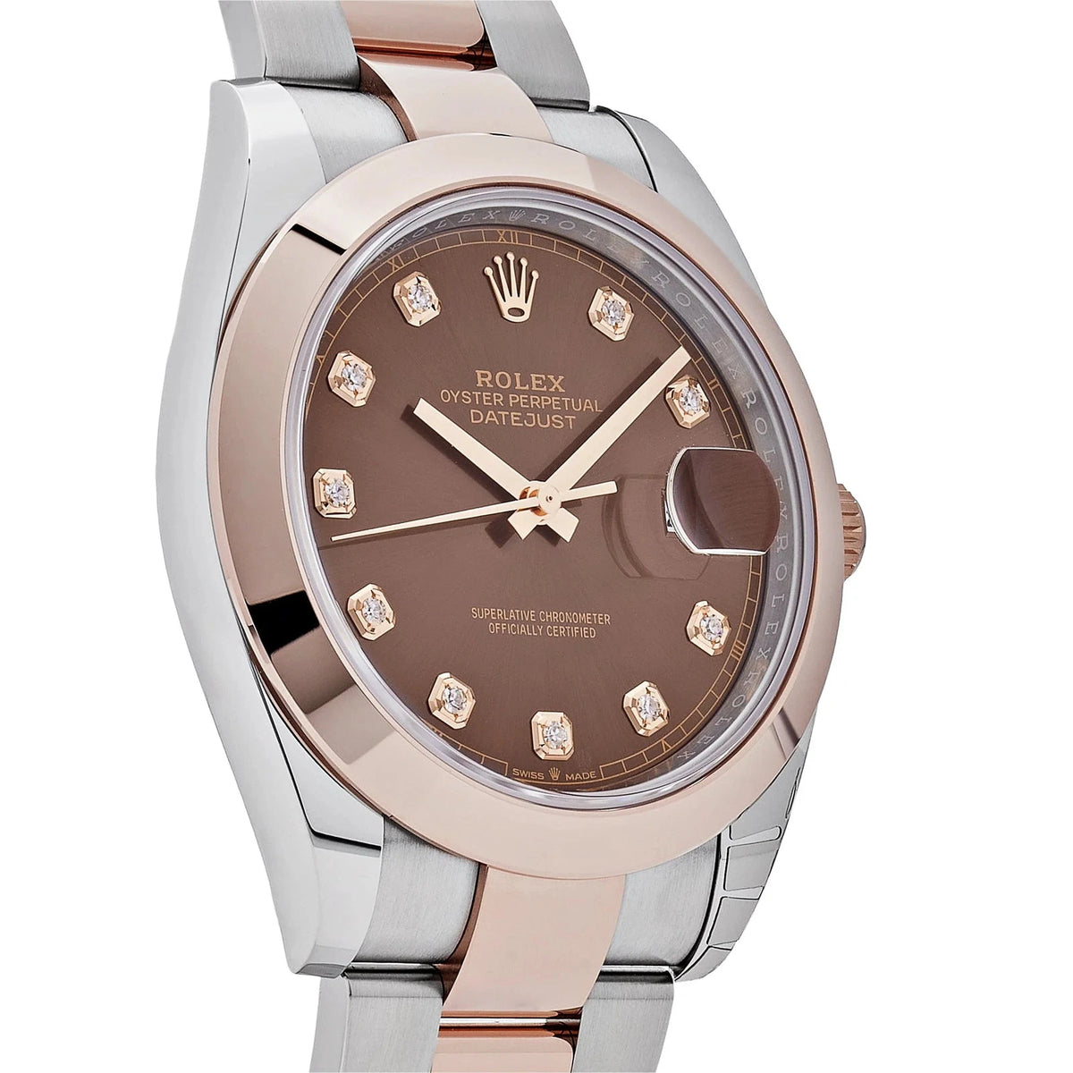 Datejust 41 – Rose Gold Chocolate Diamond Dial