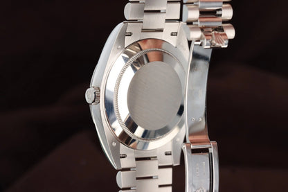 Day-Date 40 – White Roman Dial & Fluted Bezel