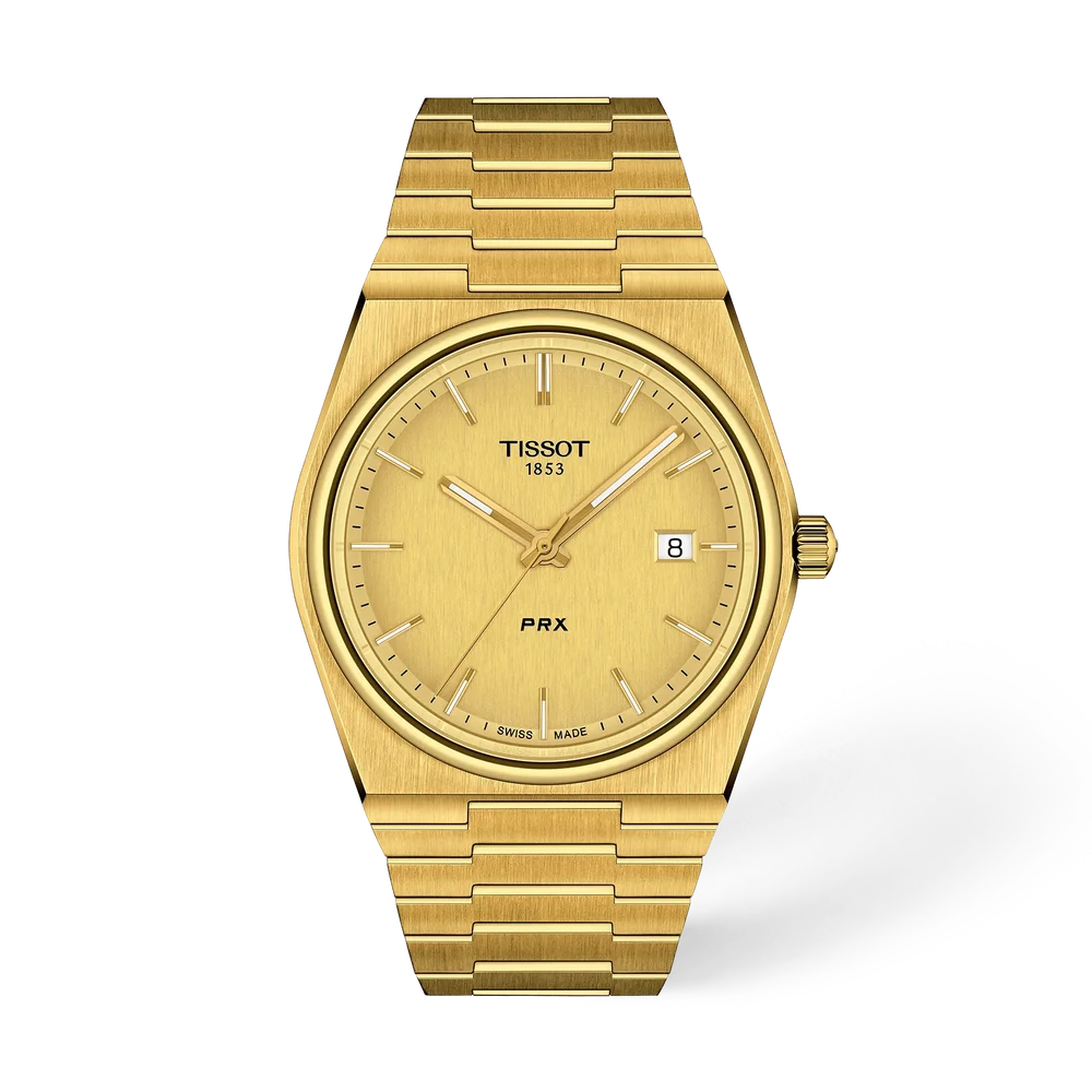 PRX Gold Tone Quartz Men’s Watch – Gold