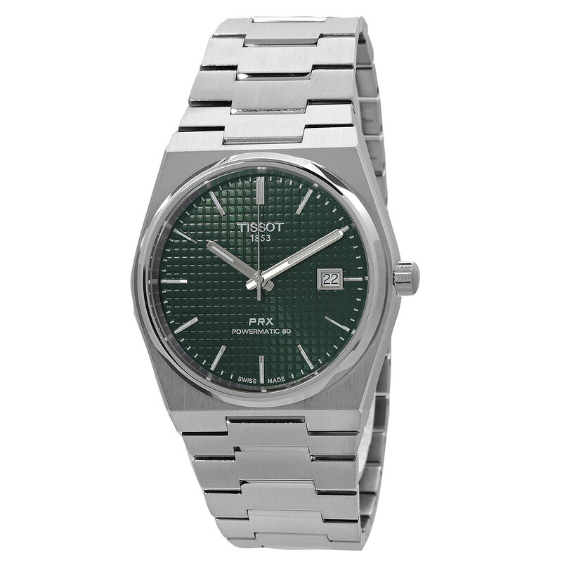 TPRX 40mm Powermatic 80 – Green Dial & Silver