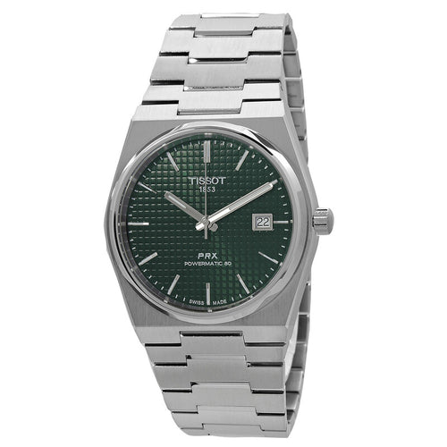 TPRX 40mm Powermatic 80 – Green Dial & Silver